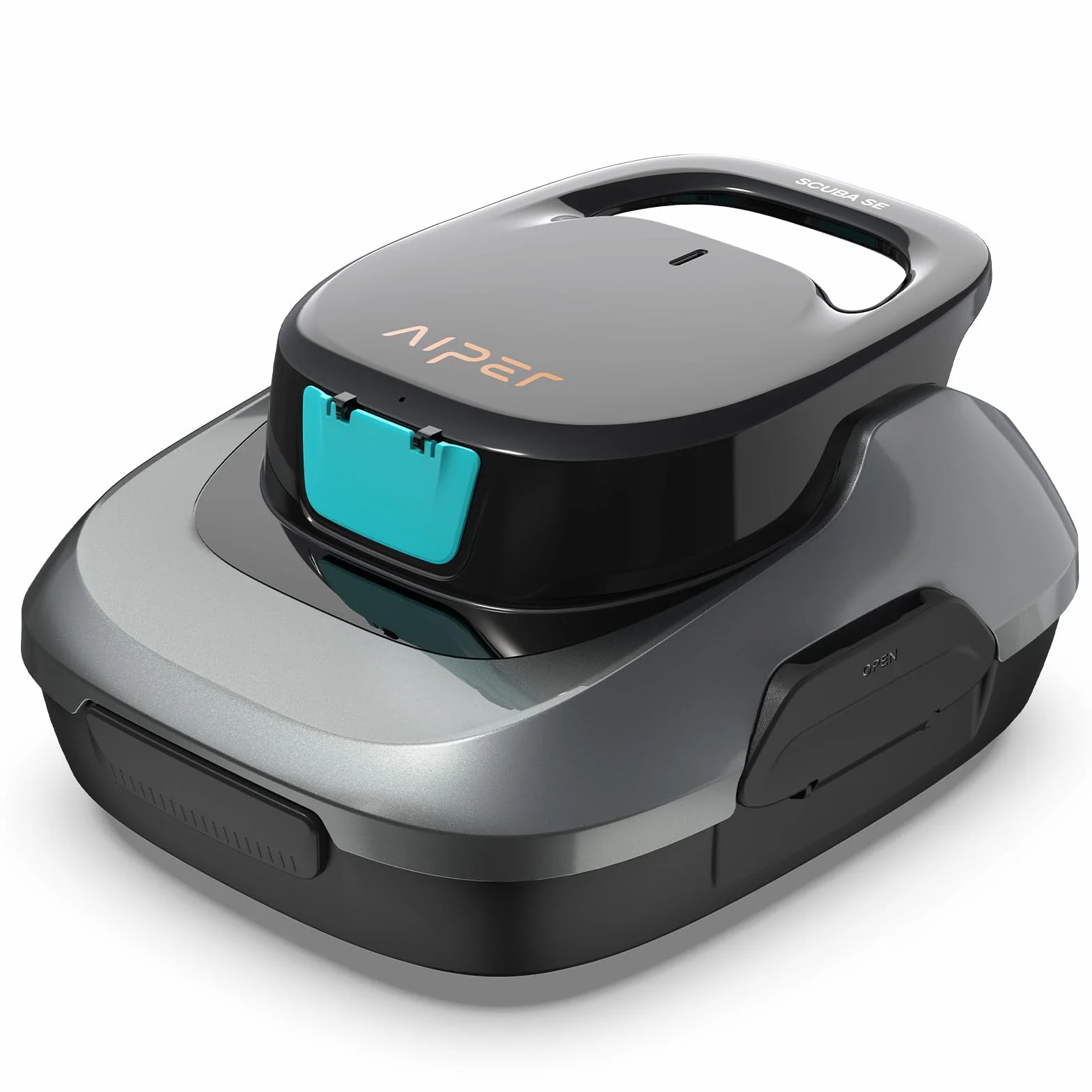 AIPER Robot de Piscina, Aspirador de Piscina inalámbrico a batería, Tiempo de Limpieza 90 Minutos, Limpieza automática con función de autoaparcamiento
