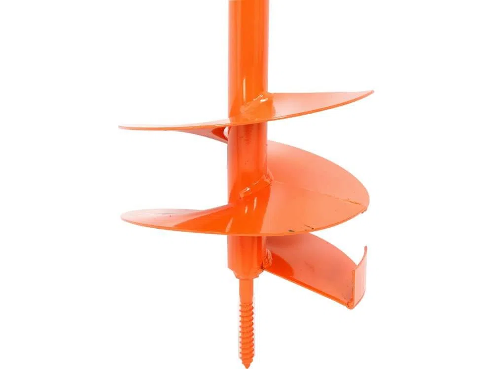 Yato Taladro de mano Flo Tallas: Ø 110 140 200 230 mm, para cargas extremadamente altas, acero macizo, tornillo de transporte grande, asas antideslizantes, ideal para postes de cerca, plantas,