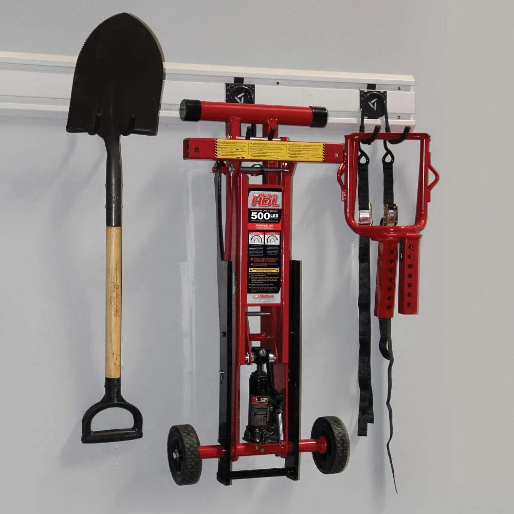 MoJack HDL 500 NO 45501-OP - Gato Elevador de Cilindro hidráulico para Mantenimiento y reparación de cortacésped de Radio de Giro Cero, Capacidad de elevación de 500 Libras con Barra de Bloqueo para