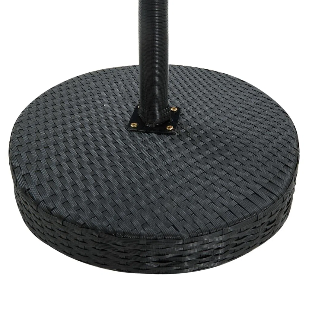 vidaXL Set de Muebles de Bar de Jardín 3 Piezas Mesa Silla Asiento Patio Terraza Balcón Barra Bistró Muebles Mobiliario Ratán Sintético Negro