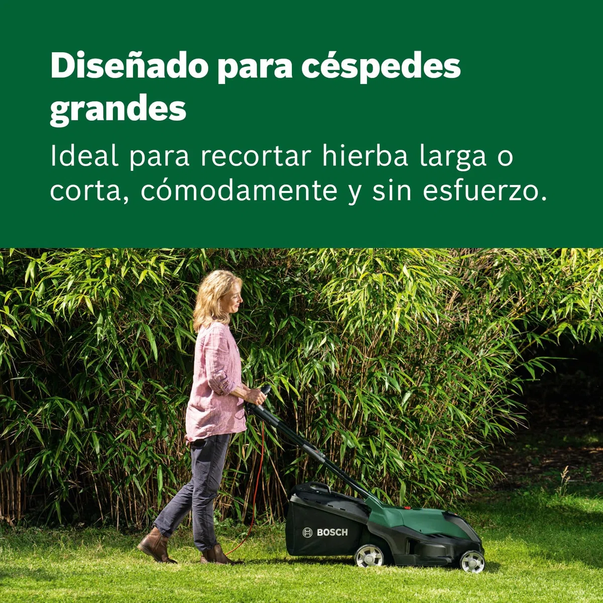 Bosch Potente cortacésped AdvancedRotak 40-650 para Cortar el césped, Potencia del Motor de 1700 W, Ancho de Corte: 40 cm
