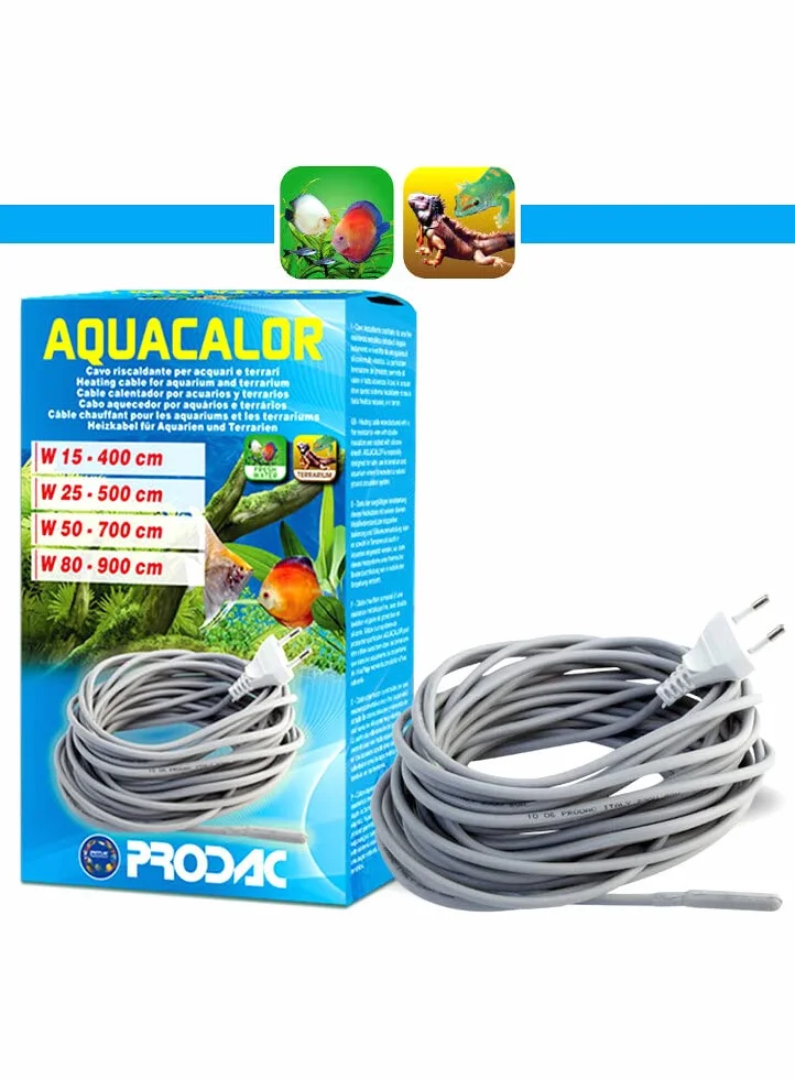 Cable Calentador Térmico Prodac para Terrario / cultivo - 9m (80W)