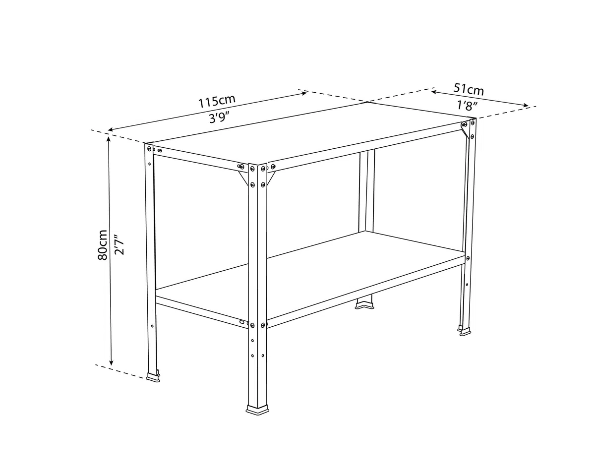 Mesa de siembra de Palram Canopia accesorios Invernadero mesa de acero