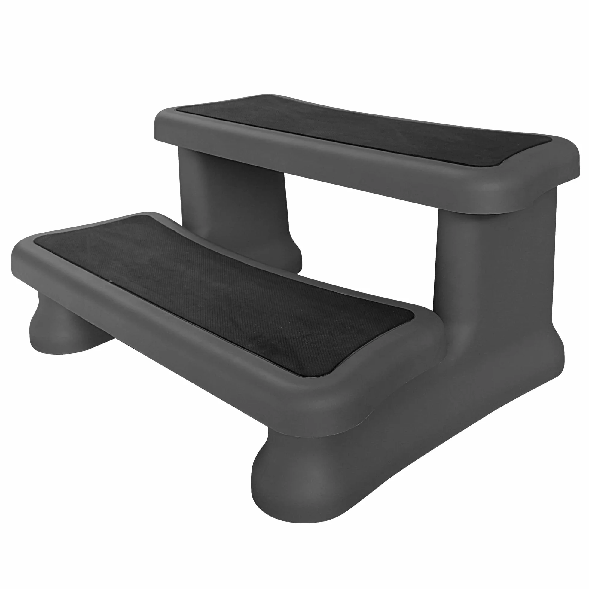 CANADIAN SPA CO. Escalera universal para bañera de hidromasaje, 2 peldaños, 40 x 72 x 52 cm, ayuda para la entrada a la piscina, antideslizante y portátil, accesorios para bañera de hidromasaje