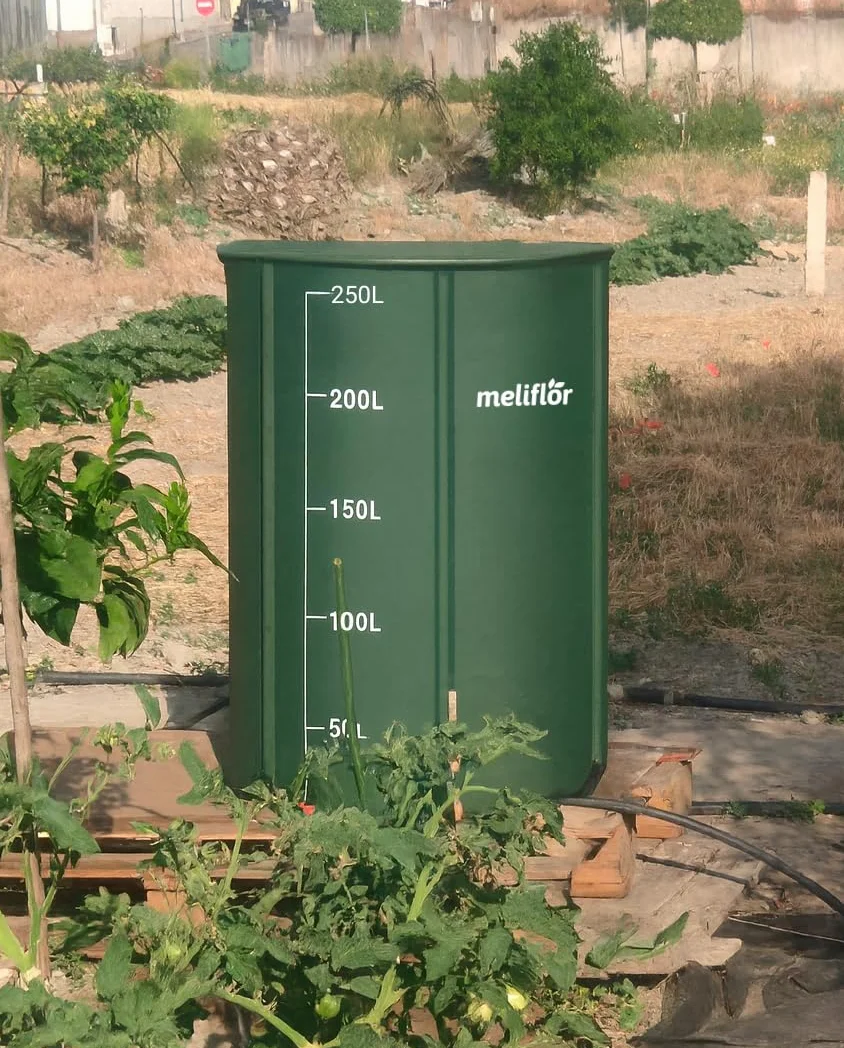 Depósito Flexible Meliflor. Contenedor Resistencia, para Almacenamiento o Recogida de Agua. (500L)