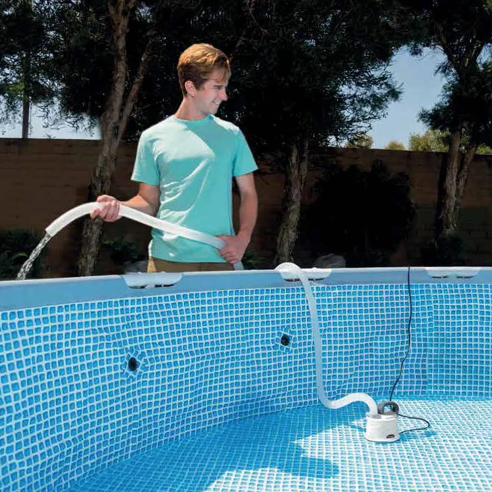 Intex Bomba Vaciado Drenaje para Piscinas con Manguera 5 Metros (55062)