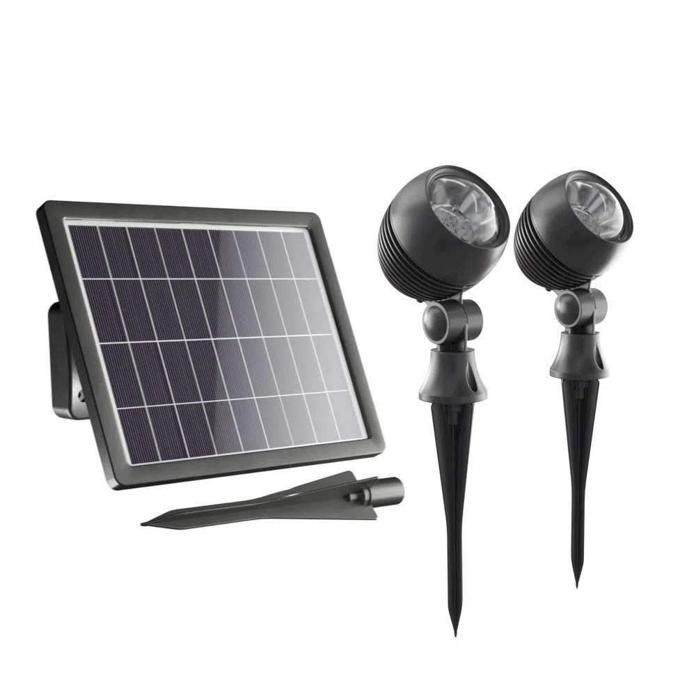 Solarcentre Globe al aire libre Funciona con energía solar Jardín Focos (Juego de 2)