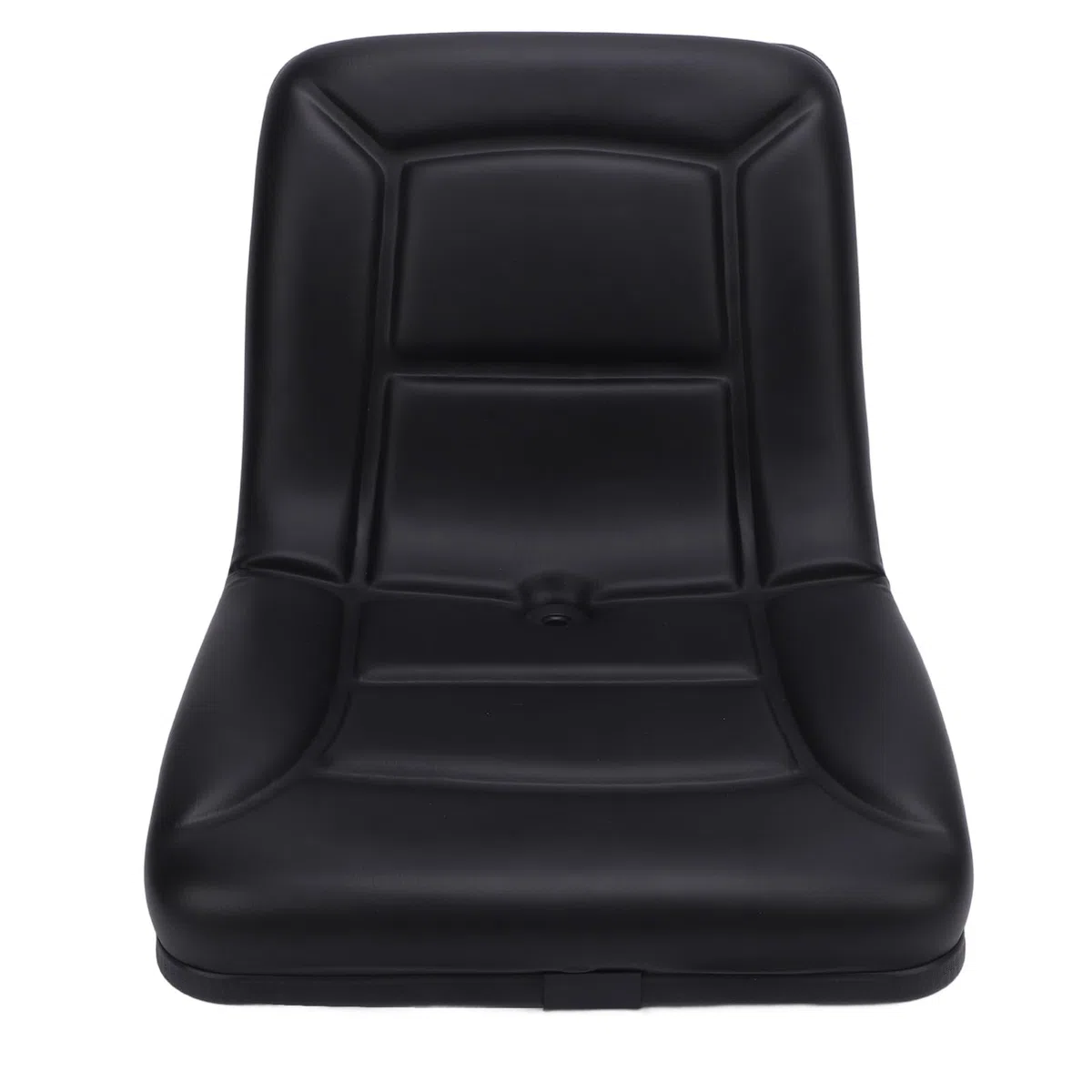 Asixxsix Asiento Universal de Montacargas, Silla de Cuero de PU Transpirable Placas de Metal de Metal Asiento de Cortacésped a Prueba de óxido para Cosechadoras de Excavador