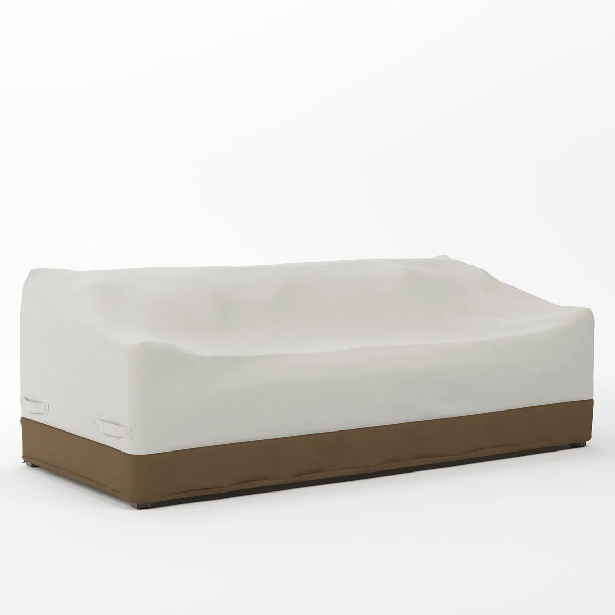 Amazon Basics Funda protectora para sofá de 3 plazas Griffen, Beis/ Bronceado