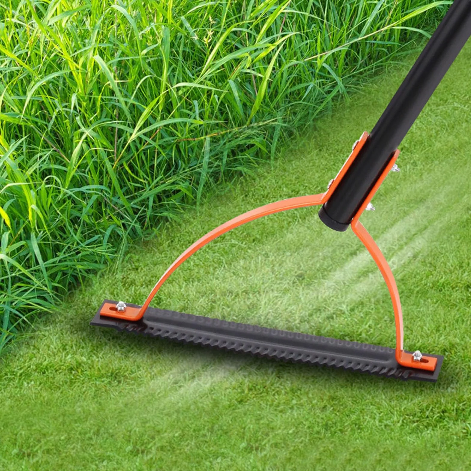 Topiky Cortador de Hierba de Malas Hierbas con Hoja Afilada Dentada de Doble Filo, Cortador de Hierba de Herramienta de Jardín, Extractor de Malas Hierbas para Jardín, Mango Manual de