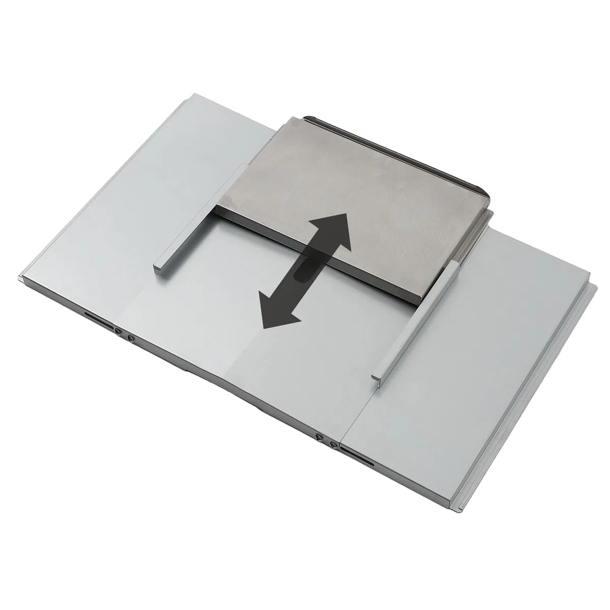 TAINO Bandeja universal para grasa con bandeja colectora universal, bandeja de goteo ajustable, accesorio para parrilla de gas, acero plateado