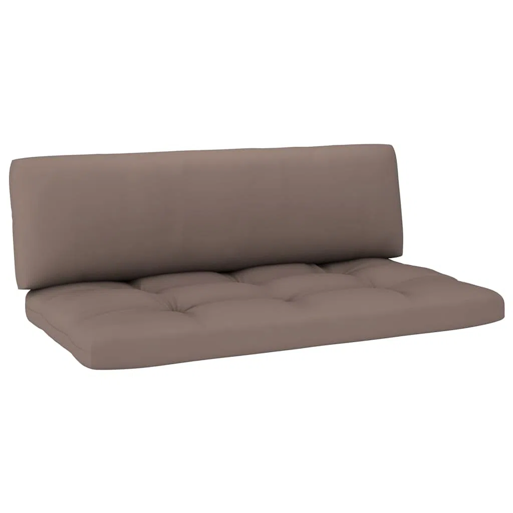 vidaXL Pin Impregnado Gris Salón de Jardín Paleta 6 unids con Cojines Muebles de Patio Conjunto de Muebles de Exterior Muebles de Terraza