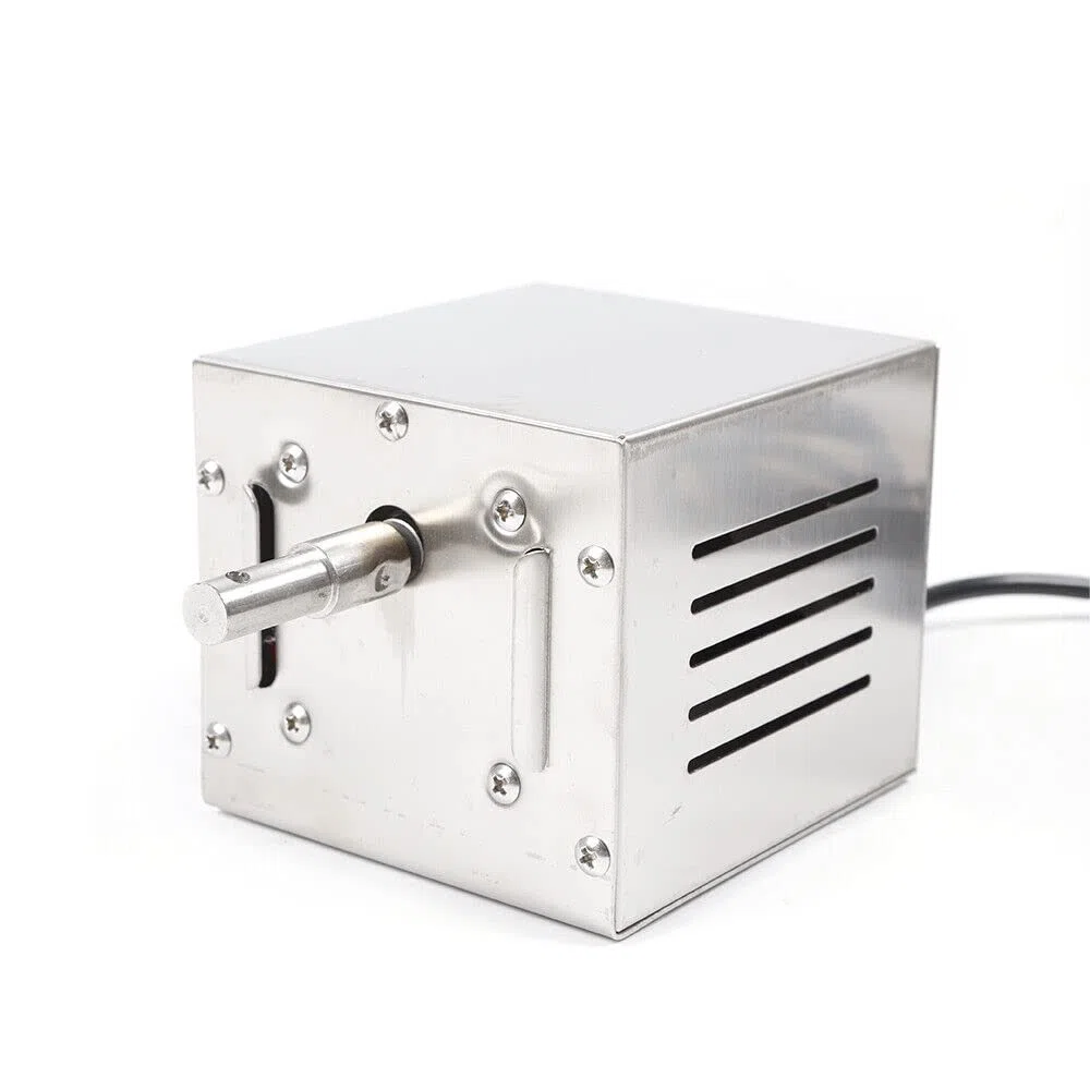 Barbacoa de motor de acero inoxidable de 60 kg giratorio 220 V 25 W motor eléctrico para pinchos de barbacoa