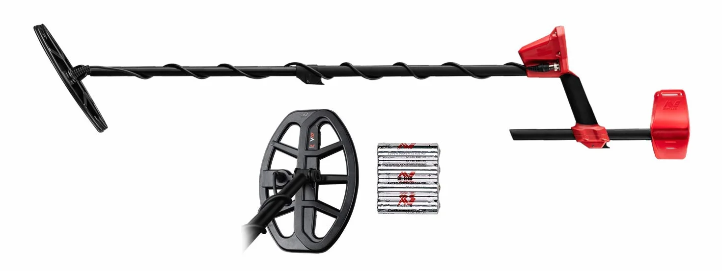 Detector de Metales Minelab Vanquish 340 Multifrecuencia Auto-Selector para Adultos con Bobina V10 10 "x7 Doble-D Impermeable (3 Modos de Detección)