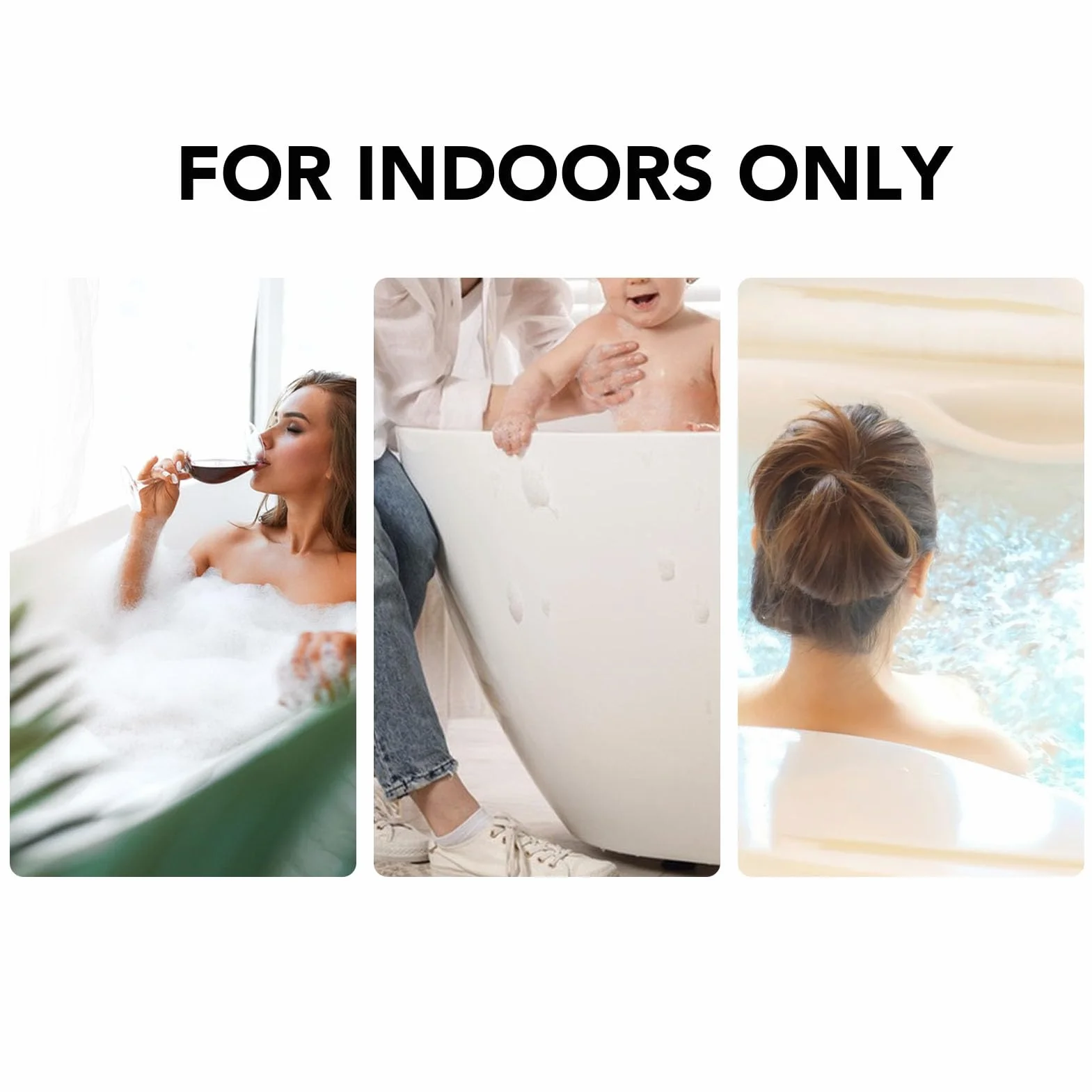 Fockety Calentador de Piscina, Calentador de Agua eléctrico de Alta Temperatura para Piscinas, termostato para bañera de hidromasaje con Conector de 1,5 Pulgadas (3KW)