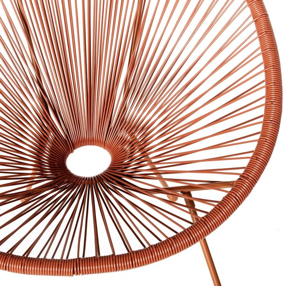 Sillón de jardín Acapulco Terracota Cuerda 72 x 77 x 84 cm