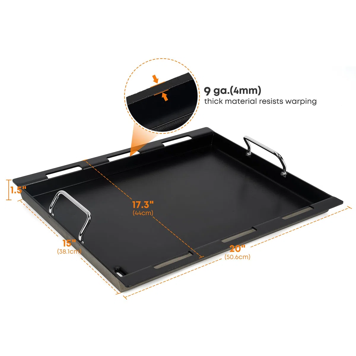 Onlyfire Flat Top Plancha Barbacoa para Parrillas de Gas Weber Spirit I y II Serie 200, Plancha de Cerámica Antiadherente para Spirit S-210 E-220, Spirit E-210 (2025)