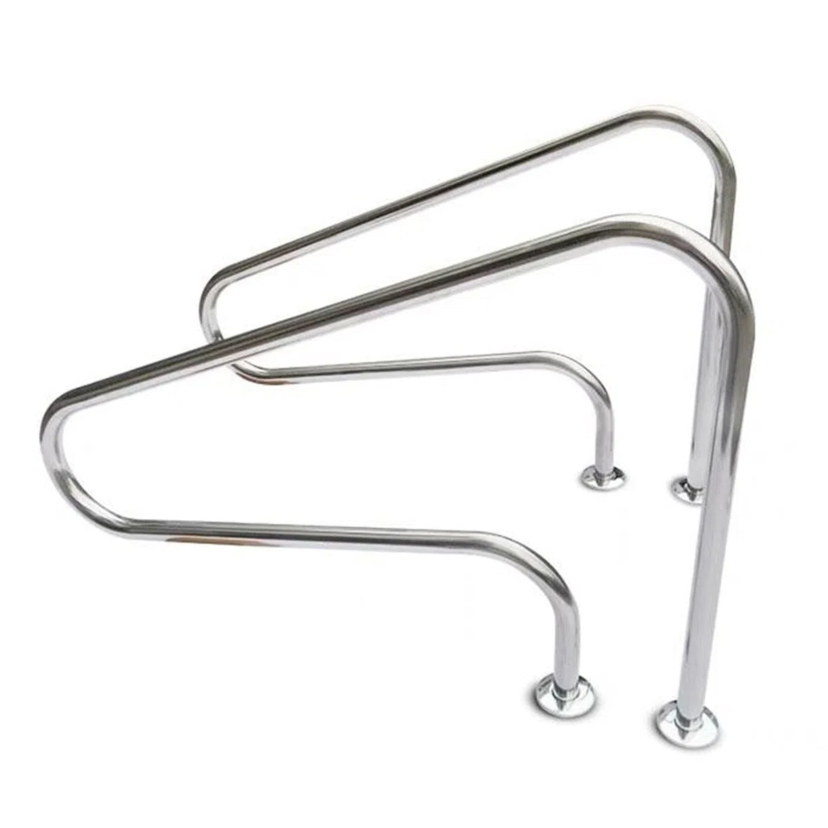 Barandilla De Piscina De Acero Inoxidable 304, Pasamanos De Piscina De Seguro Y Antideslizante, 250kg Capacidad De Carga, Fácil Montaje, 125x80cm (Size : 1 Pack)