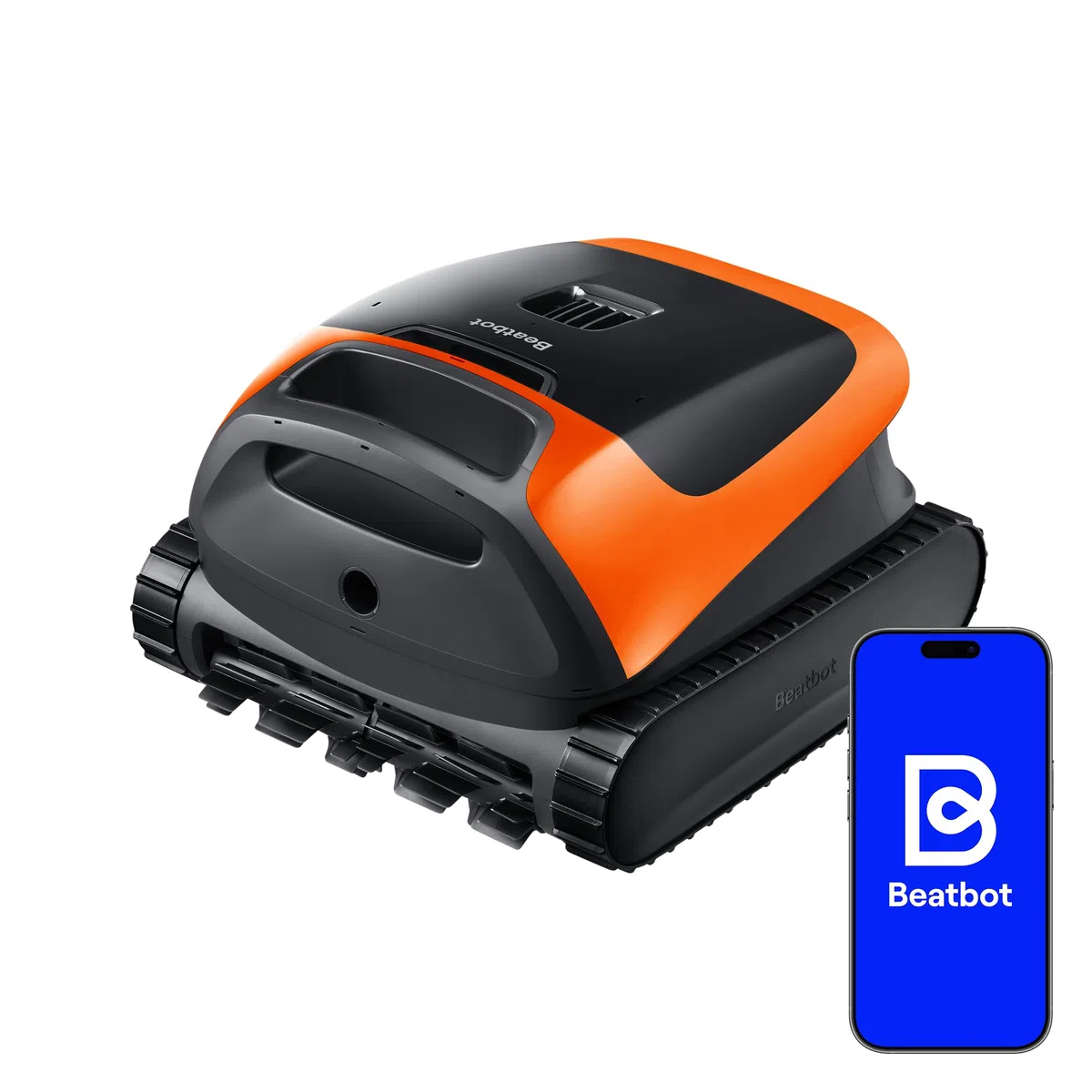Beatbot (2026 Nuevo Sora 30 Robot Piscina limpiafondos y Paredes, Plataformas y línea de flotación, 25700 LPH, Posicionamiento Superficie, 5l residuos,App,Piscinas enterradas y elevadas, Orange