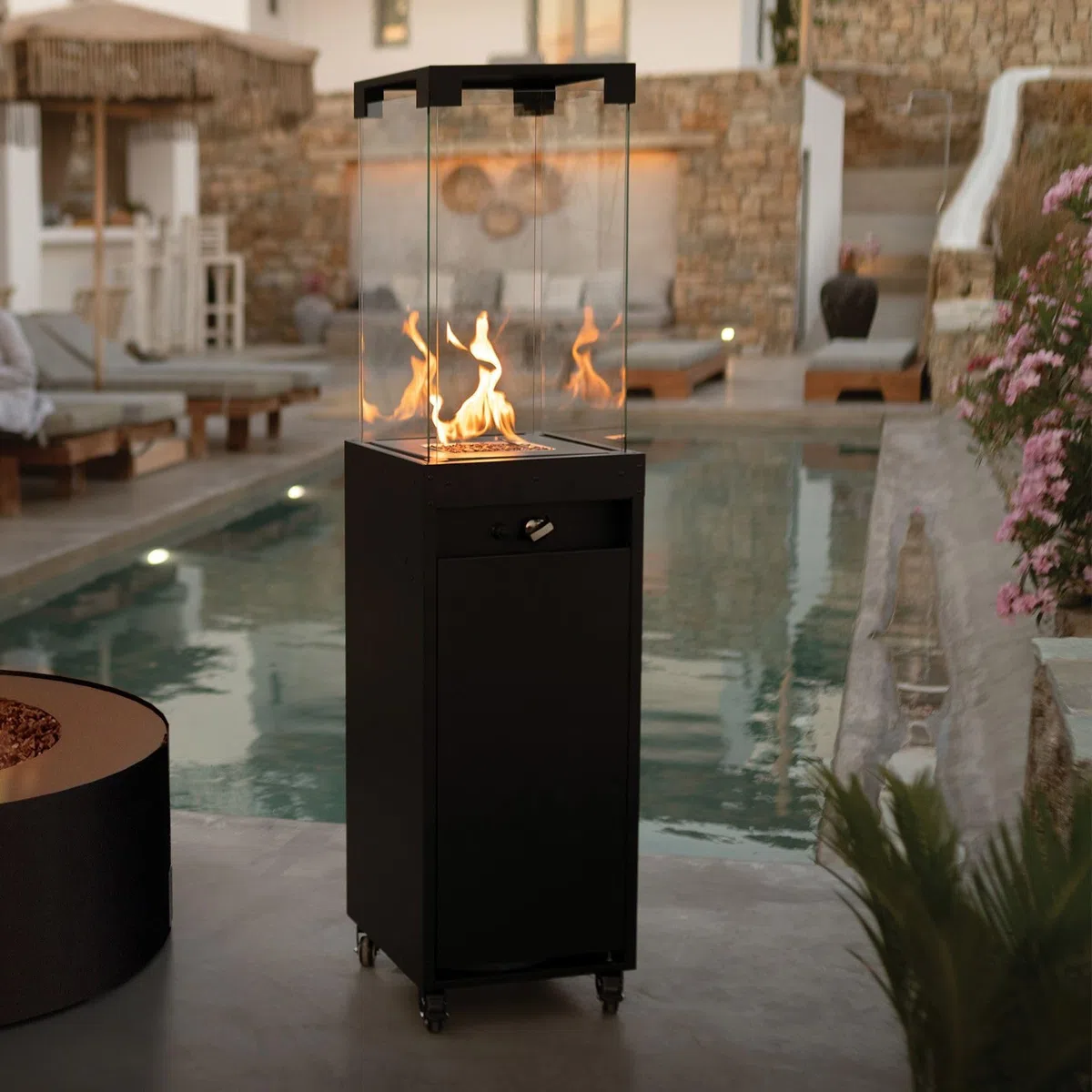 Planika Faro [chimenea de gas móvil exterior]: sin mesa