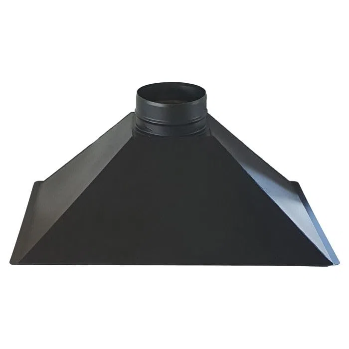 Campana para barbacoa chimenea L 87 x P 48,5 x H 35 cm (Diámetro salida de humos 200 mm)