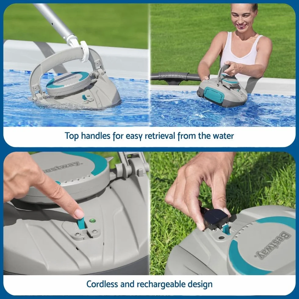Bestway Aspiradora robótica para Piscinas AquaTronix G100