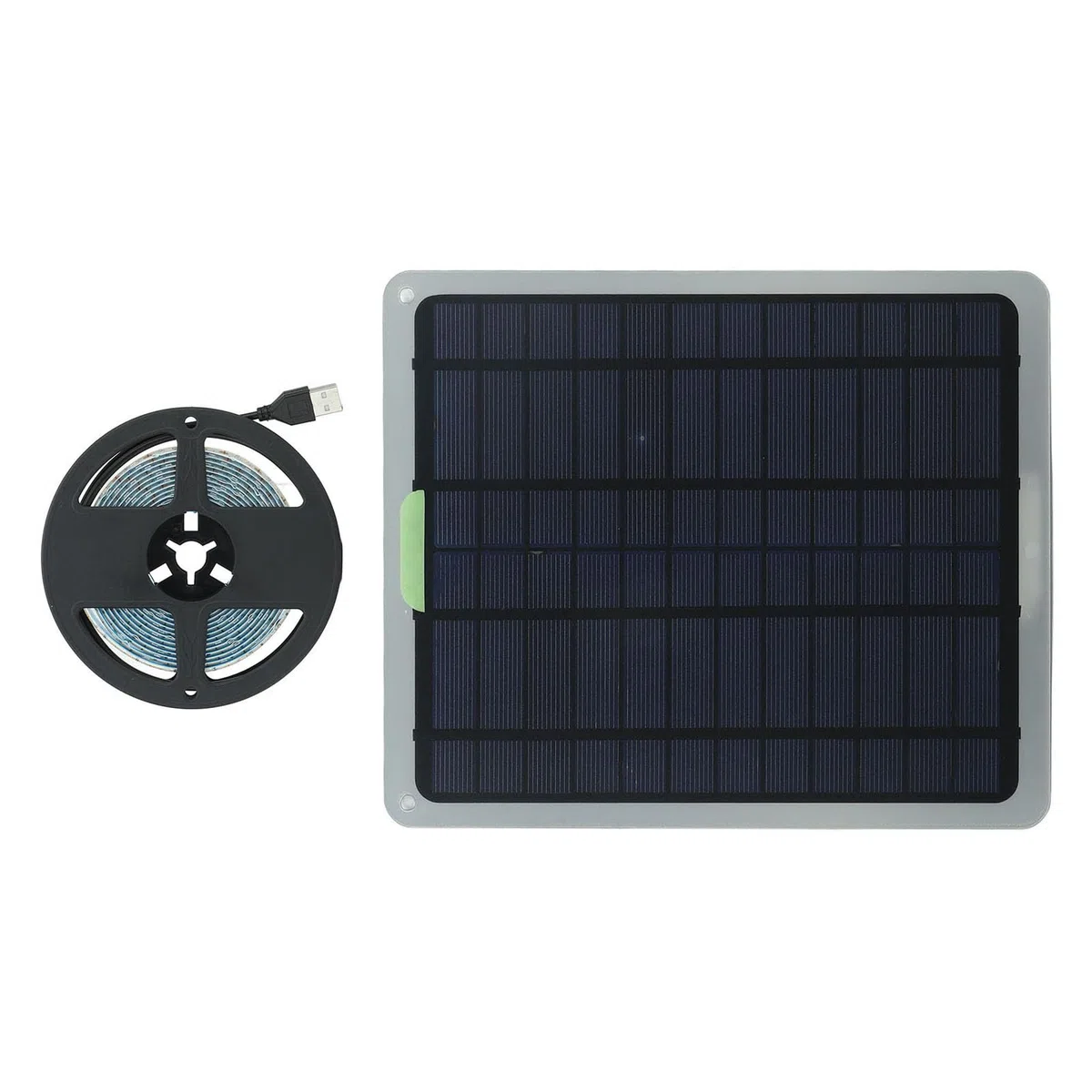 Tira de Luz Solar para Crecimiento de Plantas, 20 W IP65, Accesorios de Cultivo Impermeables, Lámpara LED con Caja de Batería para Invernadero, Jardín Hidropónico, Flores,