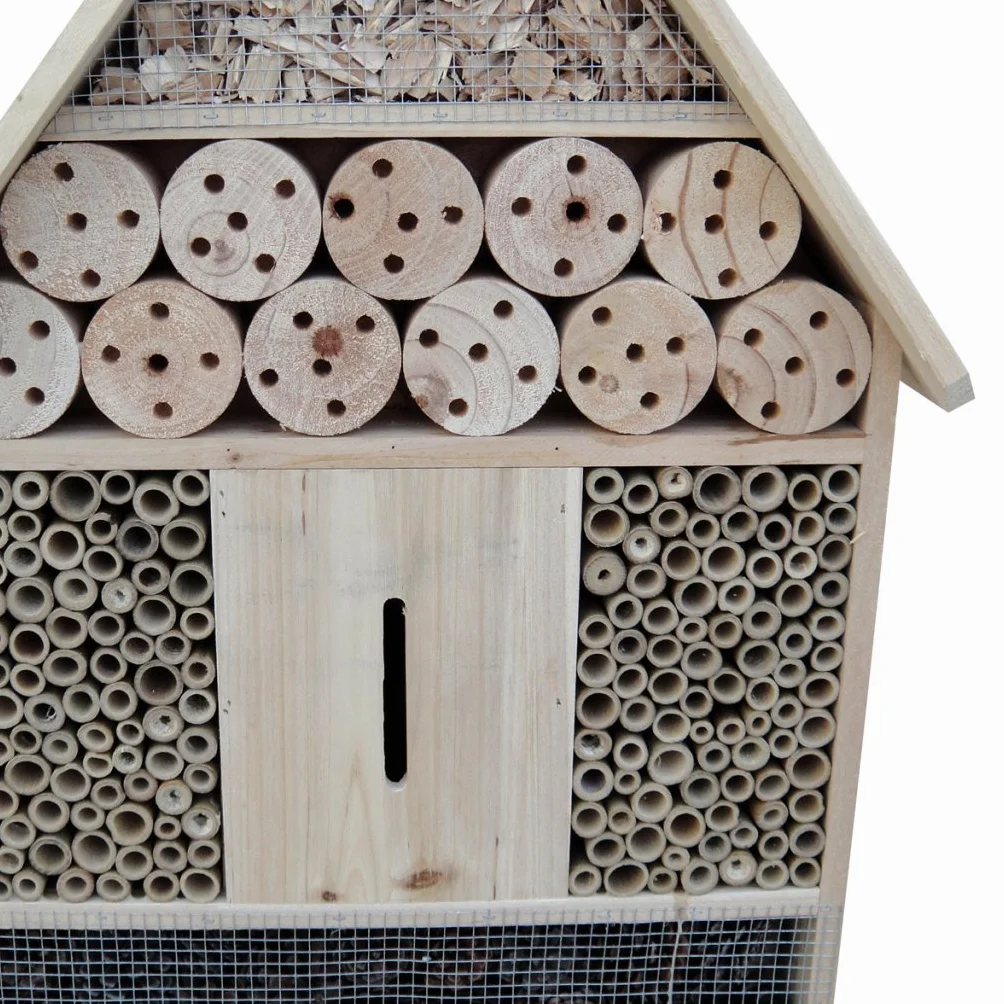 vidaXL Hotel para Insectos, tamaño XXL, 45,5 x 15 x 99 cm