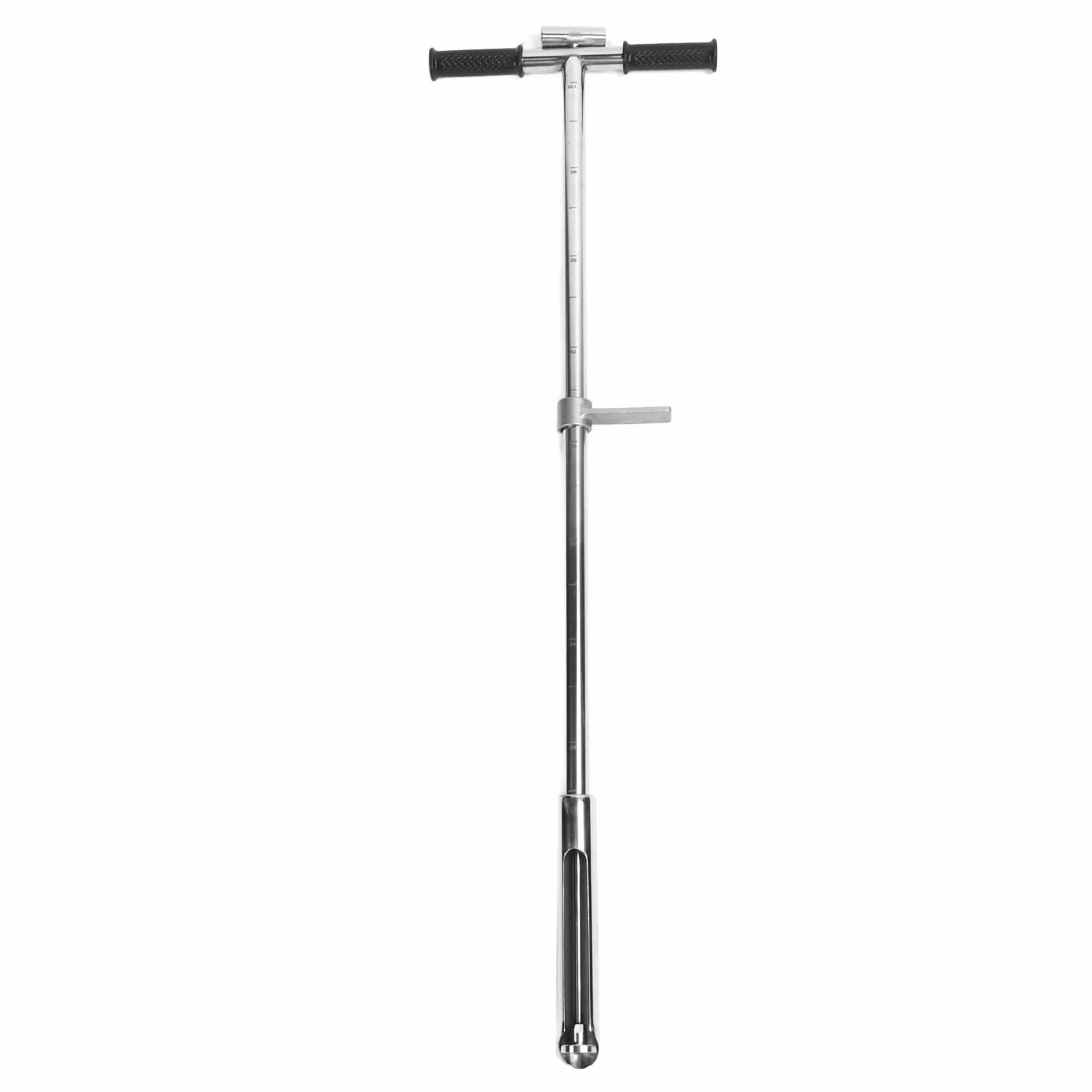 Herramienta de Muestreo de Suelo de Acero Inoxidable, 1 Metro, 38 mm, con Pedal, para Césped