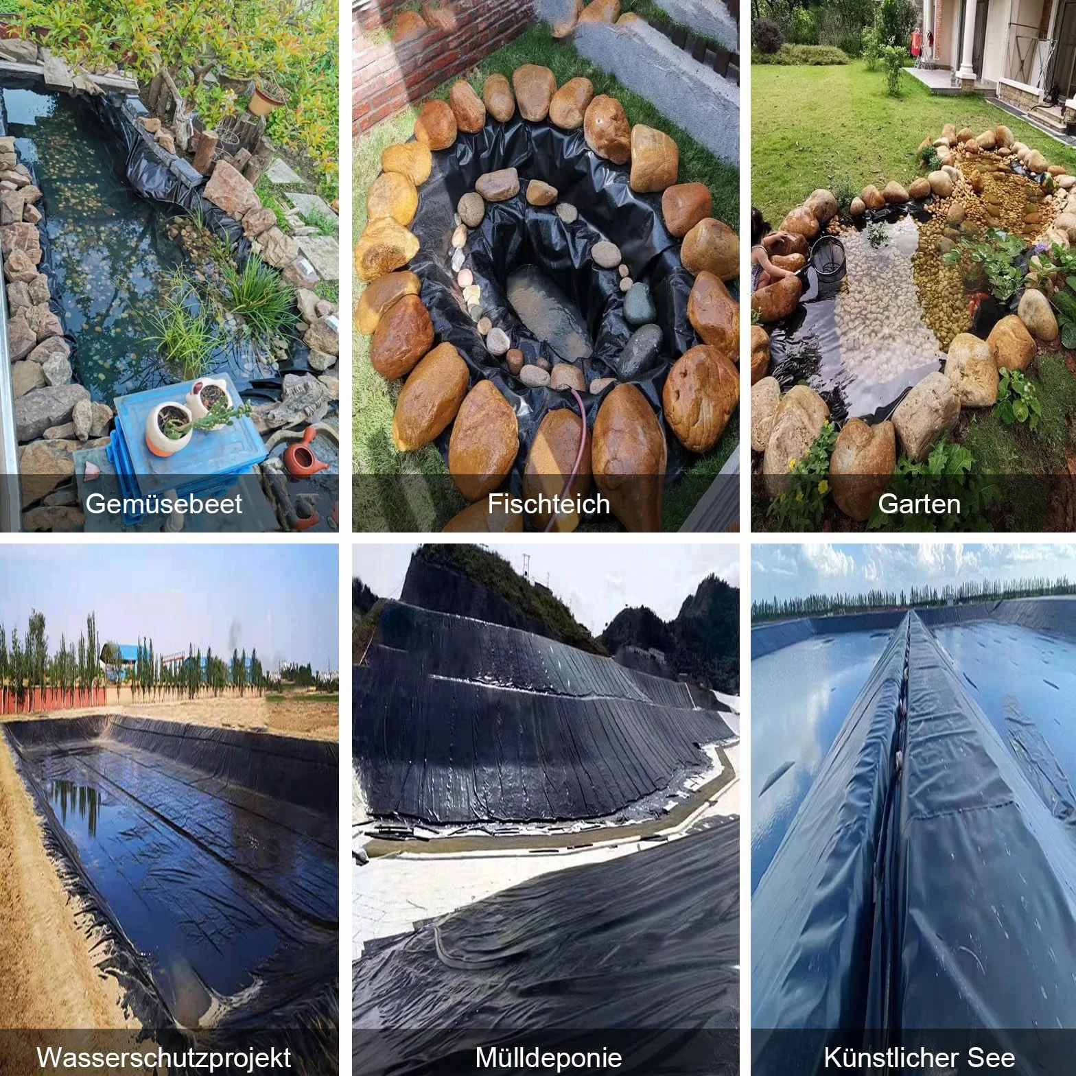 Revestimiento de Estanque PVC Pond Liner 0.2mm(8mil),Flexible Plegable e Impermeable para Paisajismo Duradero,Seguro para La Vida Silvestre,Resistente a Los Rayos UV(Size:9x10m(Thick 20s))