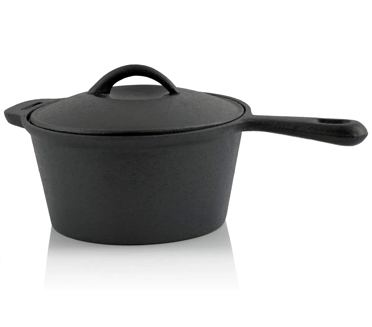 BBQ-Toro Juego de Horno Holandés Hierro Fundido | 8 Piezas | Curado - Pre-Seasoned | con Dutch Oven, Cacerola, Plancha, Sartén, Levantador de Tapa, Soporte, Caja de Madera, Guantes