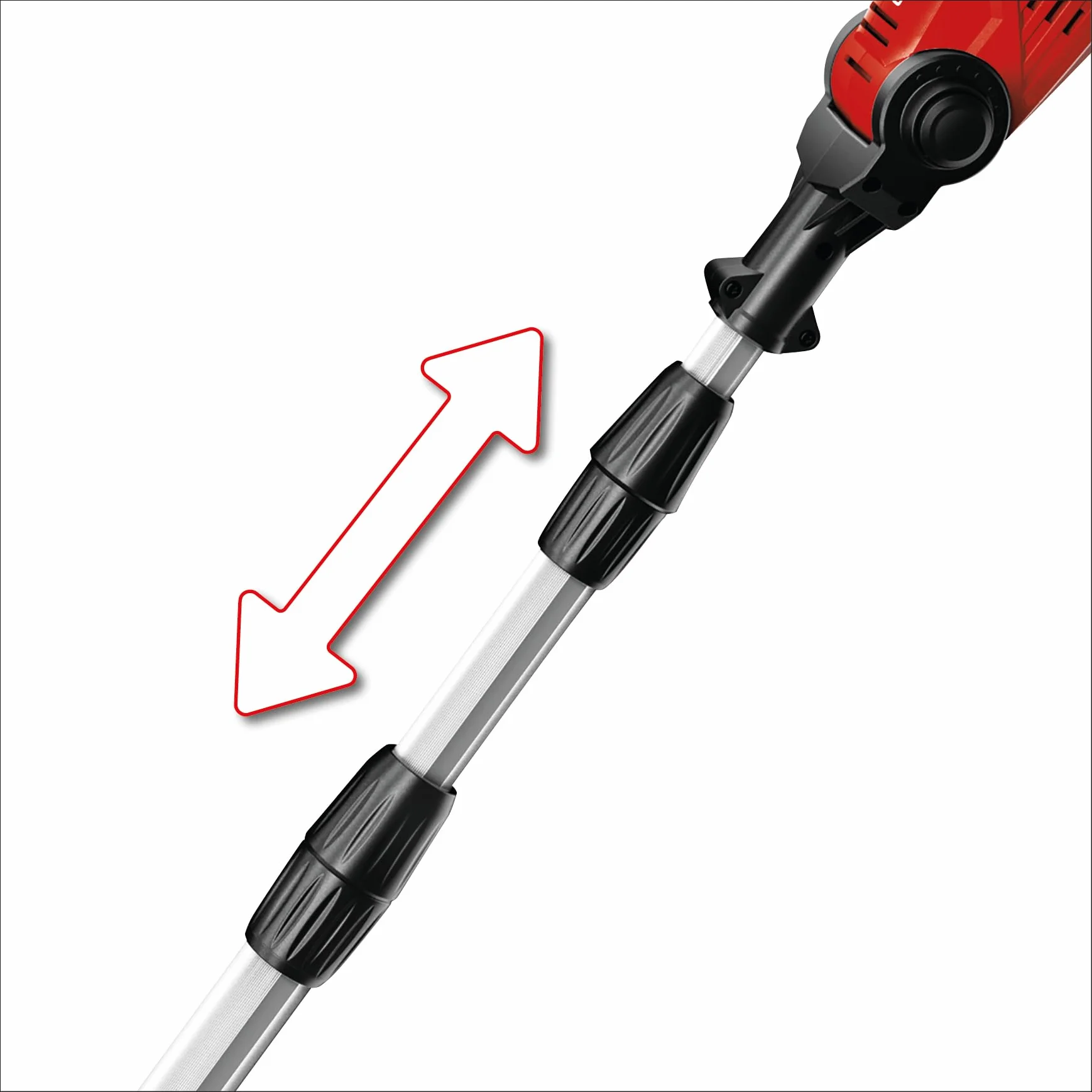 Einhell Sierra de pértiga a batería - GE-LC 18 Li T-Solo, Mango telescópico y Auxiliar, Espada y Cadena Oregon, Sin batería Intercambiable ni Cargador