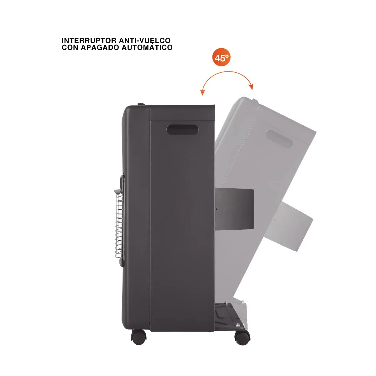 GSC EVOLUTION - Estufa de Gas Butano 4200W - Triple sistema de Seguridad, Plegable, Cerámica, Llama Azul, 3 modos, 20-80m²