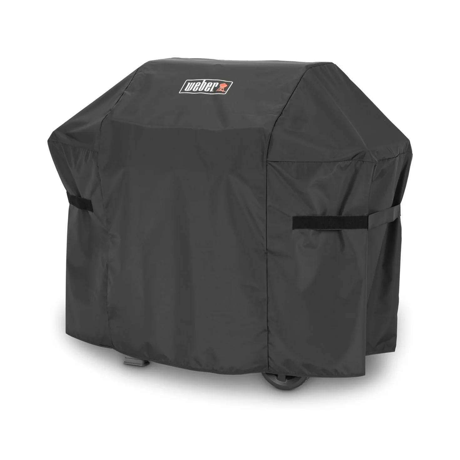 Weber Funda Premium para serie Spirit & Spirit II 300, transpirable, resistente a los rayos UV y al agua, protección contra condiciones climáticas, cierre de velcro para fijación - Negro (7183)