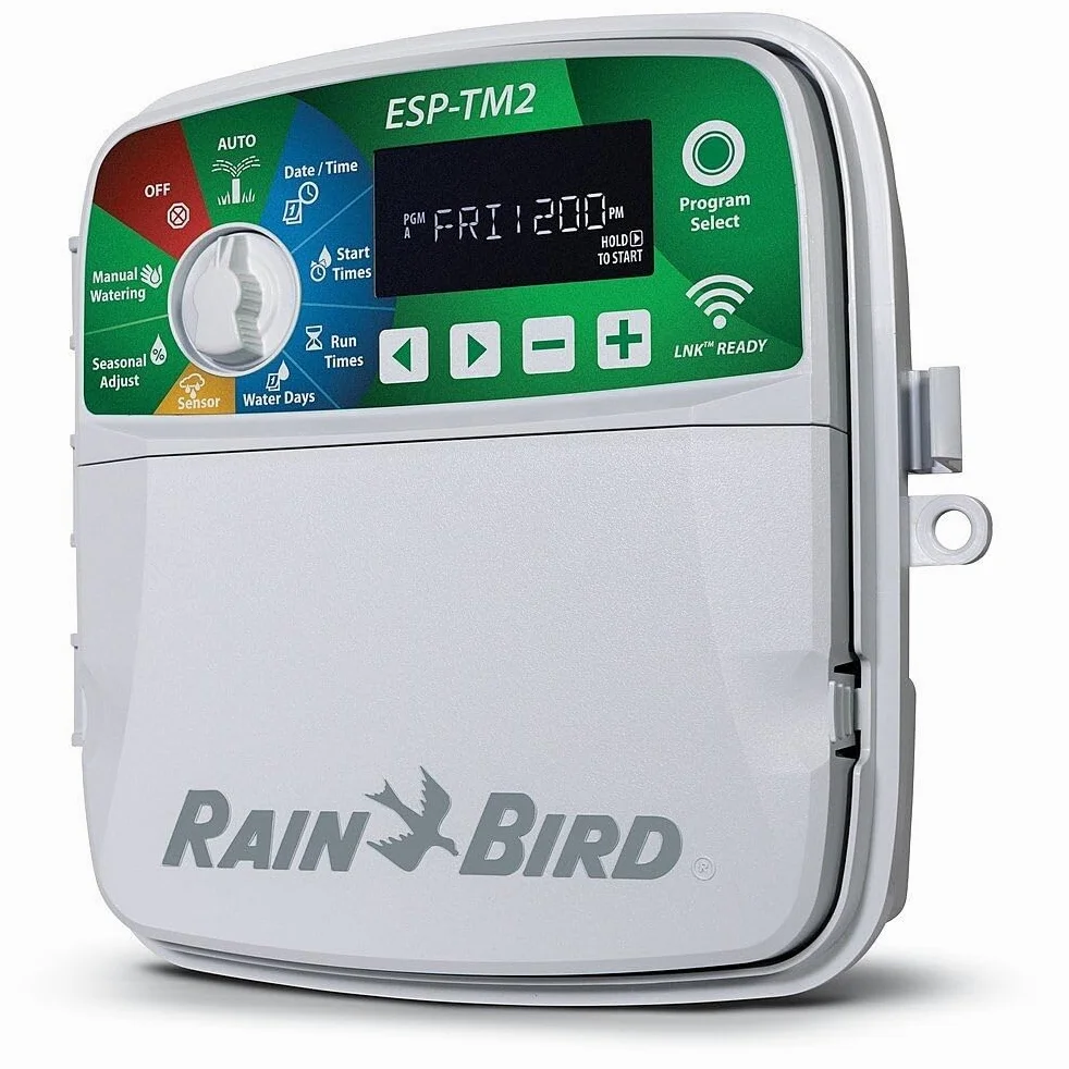 Rain Bird ESP-TM2 - Controlador de riego de 4 estaciones, color negro