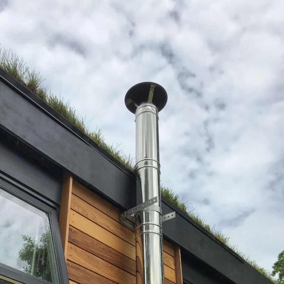 SUNIFY Cubierta para chimenea de acero inoxidable 304, cubierta para chimenea, cubierta de chimenea (250 mm)