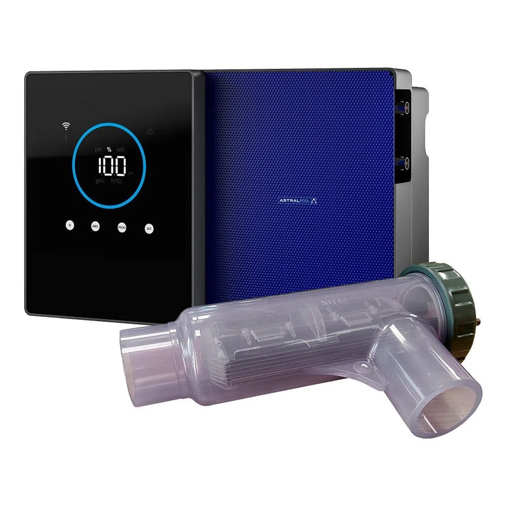 Clear Connect 21 Escalable - Clorador Salino para Piscinas Sin Químicos - Electrólisis de Sal - Astralpool