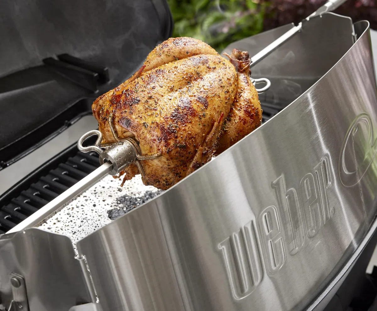Asador giratorio Weber® Q™ série 200 e 2000