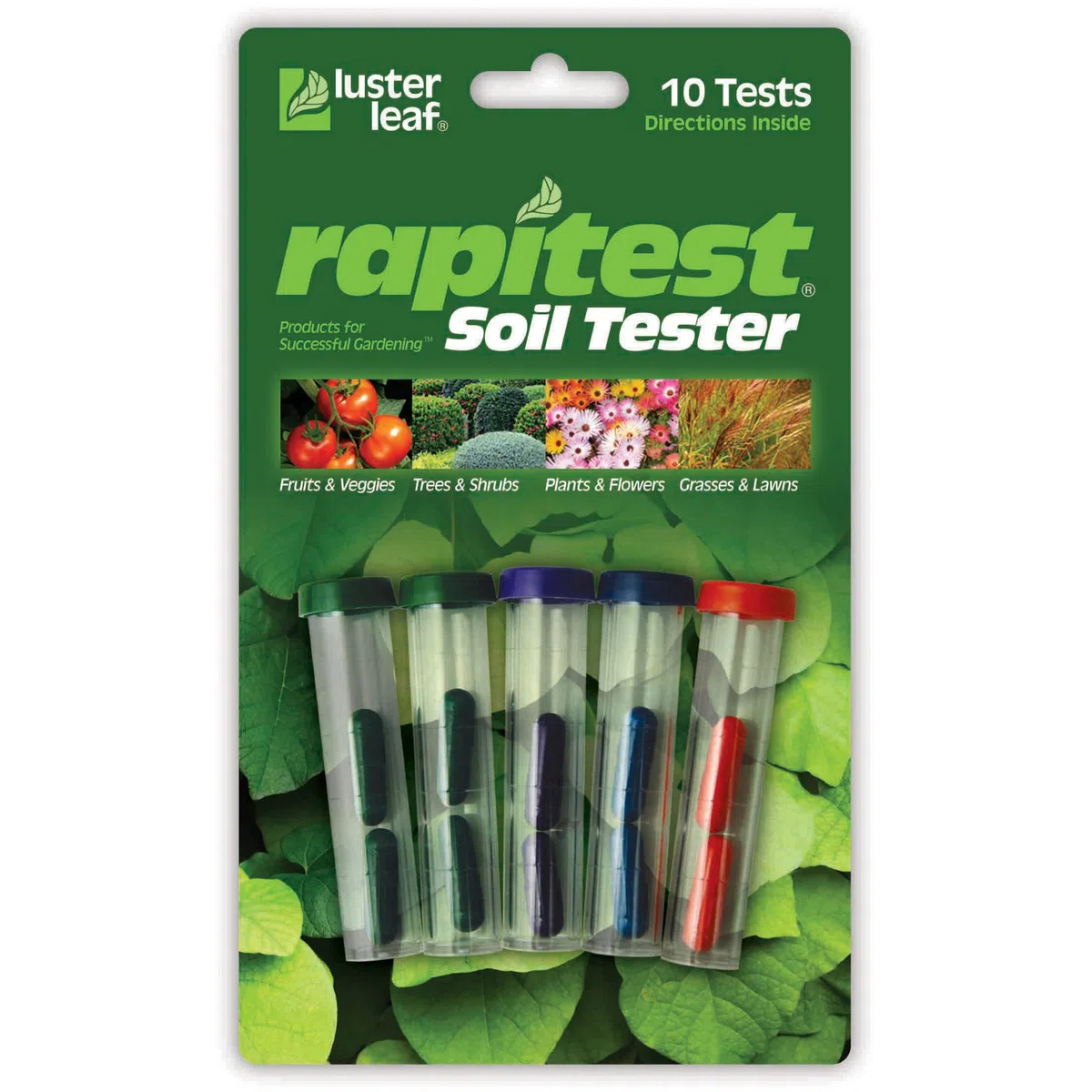 Luster Leaf 1609CS Rapitest Garden Farm Lawn Soil ph NPK Test Tester Testing Kit