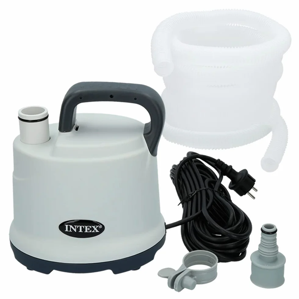 Intex Bomba Vaciado Drenaje para Piscinas con Manguera 5 Metros (55062)