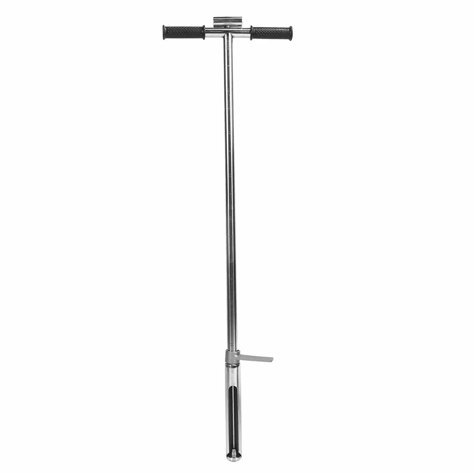 Herramienta de Muestreo de Suelo de Acero Inoxidable, 1 Metro, 38 mm, con Pedal, para Césped