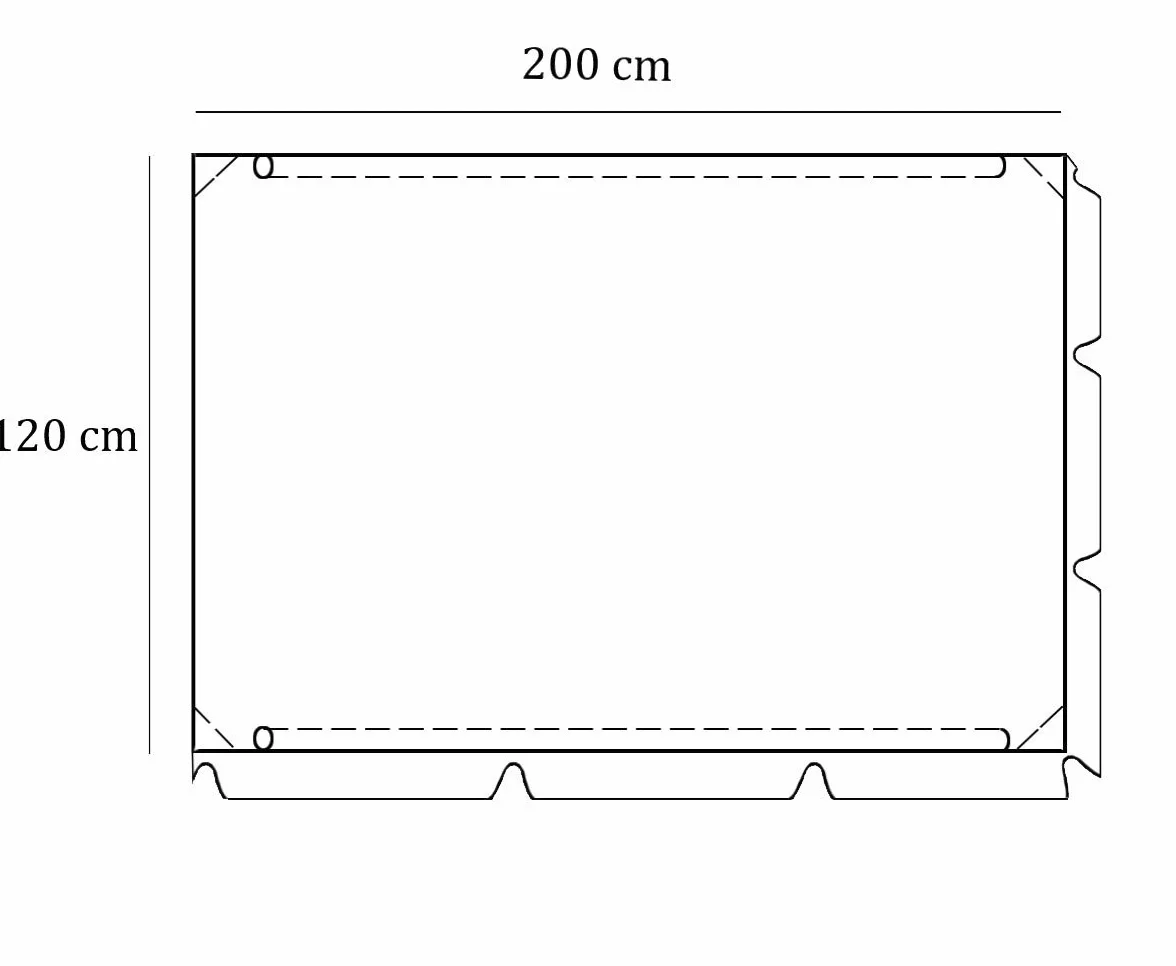 Universal Techo Solar para balancín Toldo tamaño 200 x 120 cm Fundas para balancines Toldo de Repuesto para Columpio de jardín Lino [101]