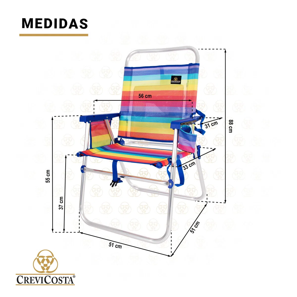 CREVICOSTA QUALITY MARK MARCAS DE CALIDAD - AZAHAR 28082 - Lote de 2 Sillas AZAHAR 28082 (Orgullo)
