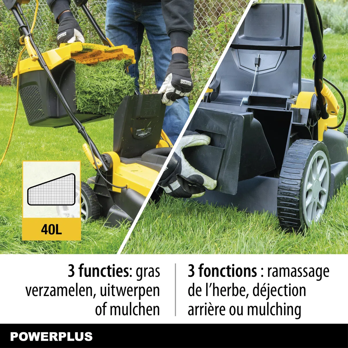 POWERPLUS POWXG6281 - Cortacésped 2000w 420mm