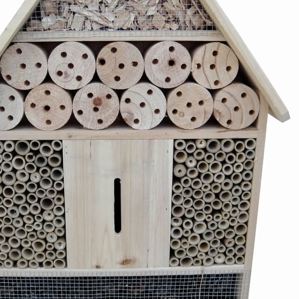 vidaXL Hotel para Insectos, tamaño XXL, 45,5 x 15 x 99 cm