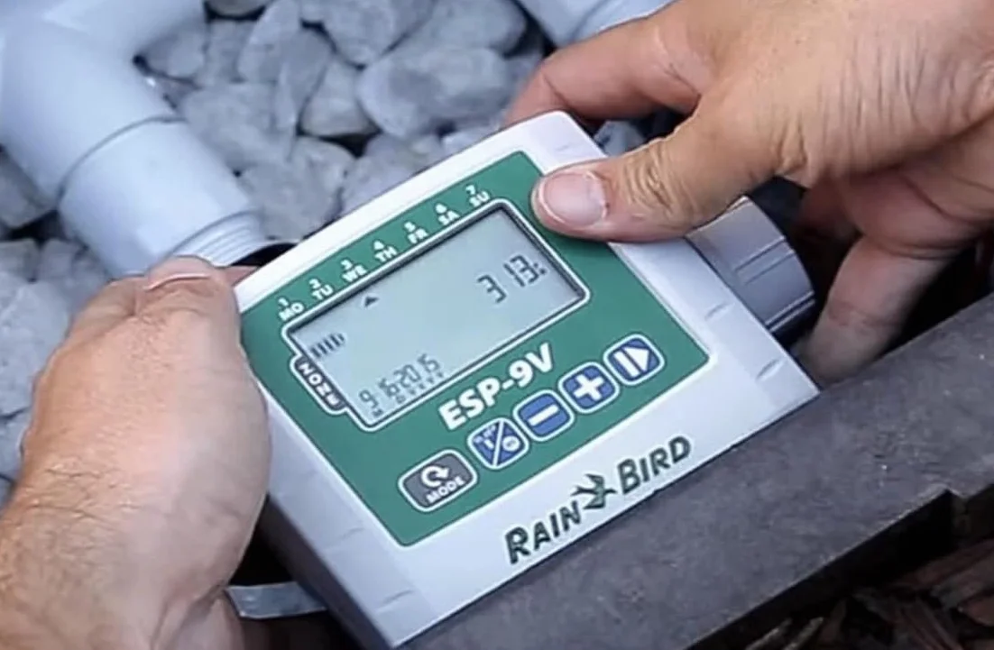 Rain Bird dispositivo de control alimentado por batería ESP-9V 6 estaciones ordenador de riego controlador de riego