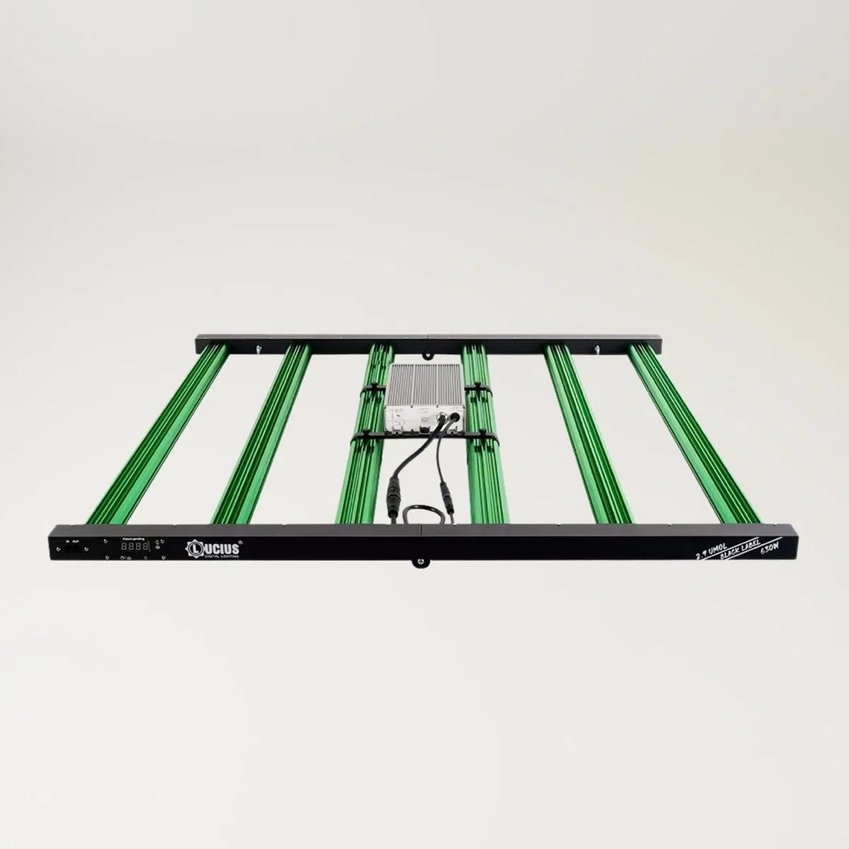 LUCIUS - Lámpara LED de 630W 2.9 Master Control - Cultivo espectro completo Crecimiento/Floración, UV IR, Función Anochecer/Amanecer, Regulable, Invernaderos y plantas interior, hortalizas y flores