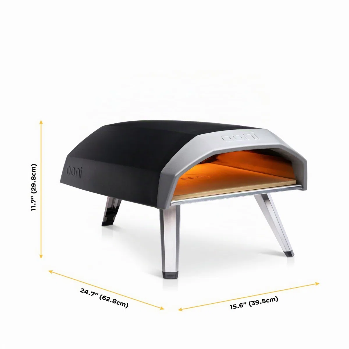 Horno de pizza de gas Ooni Koda 12 - Horno de pizza al aire libre - Horno de pizza de gas portátil para pizza auténtica horneada en piedra - Gran adición para cualquier cocina al aire libre