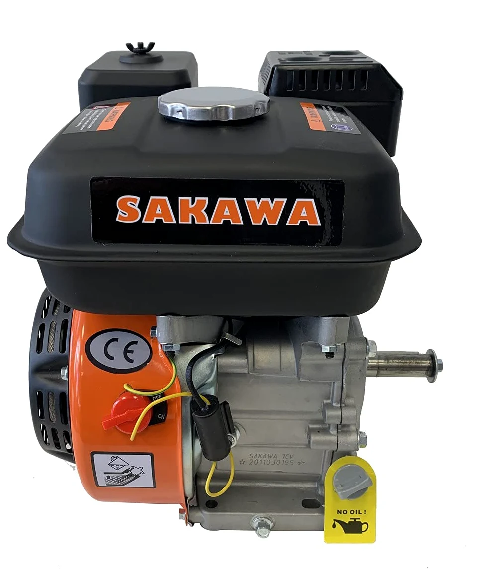 SAKAWA Motor Gasolina 4 Tiempos 208CC 7CV 19 mm + Aceite
