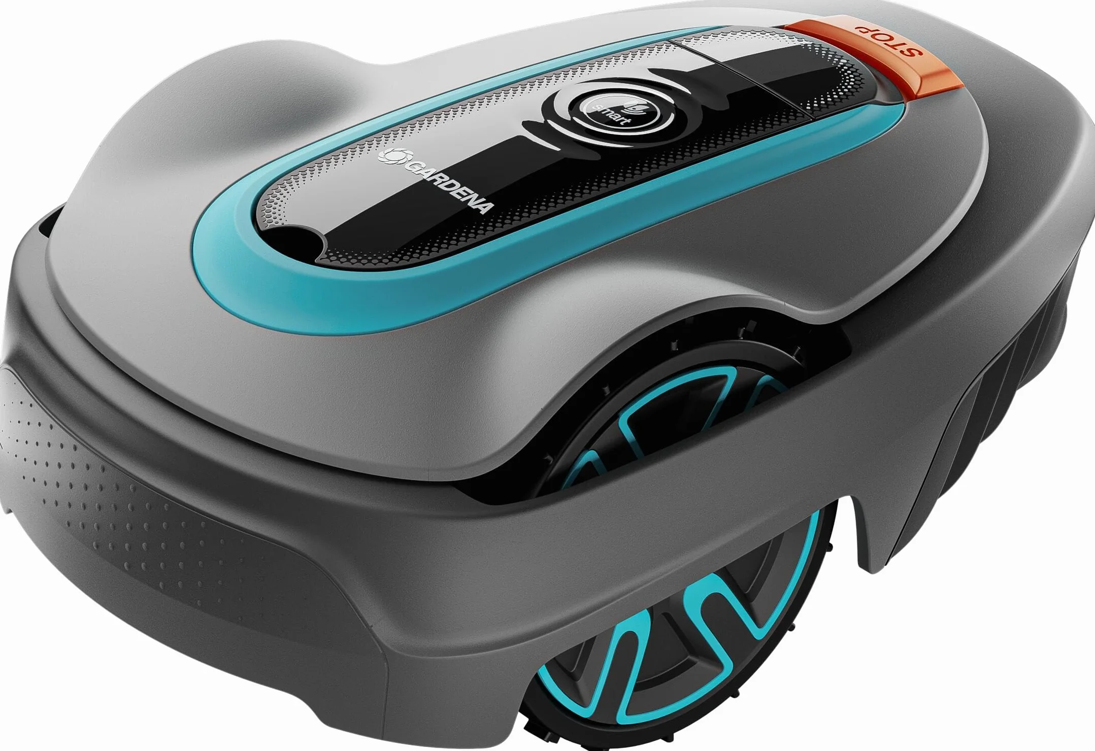 Gardena Robot cortacésped Smart SILENO City 400 m²: tecnología Lona AI, Control con aplicación, SensorControl, para Pendientes máx. 35 por ciento, Easy Passage, versión ES (19605-74)